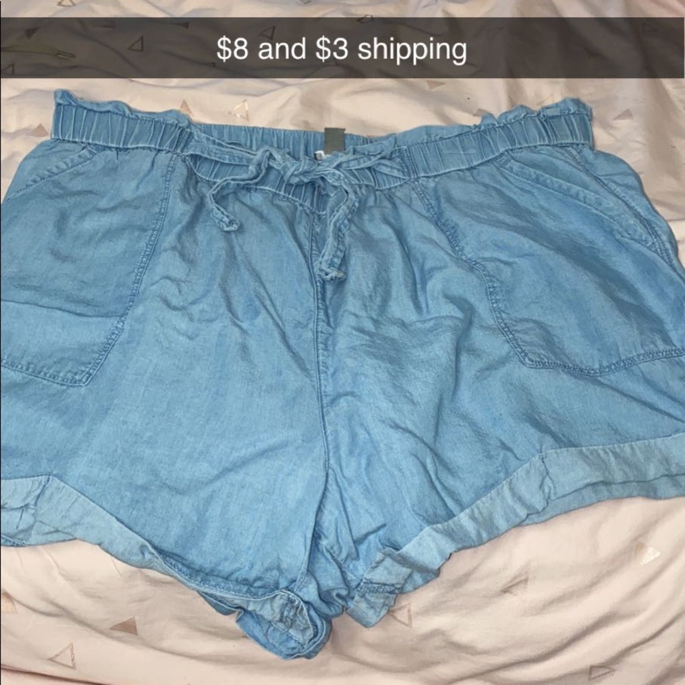 aerie paper bag shorts